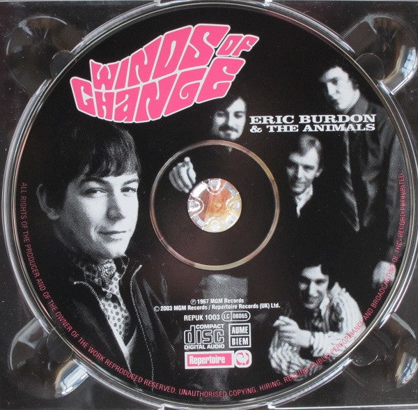 Eric Burdon & The Animals : Winds Of Change (CD, Album, RE, Dig)