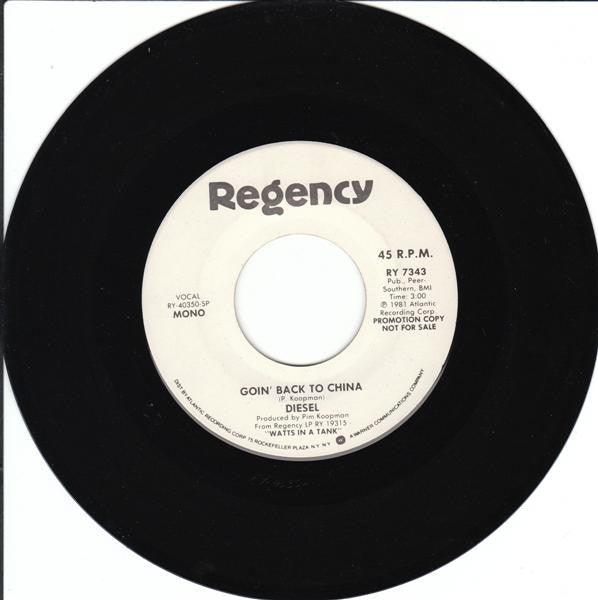 Diesel (5) : Goin' Back To China (7", Single, Mono, Promo, SP)