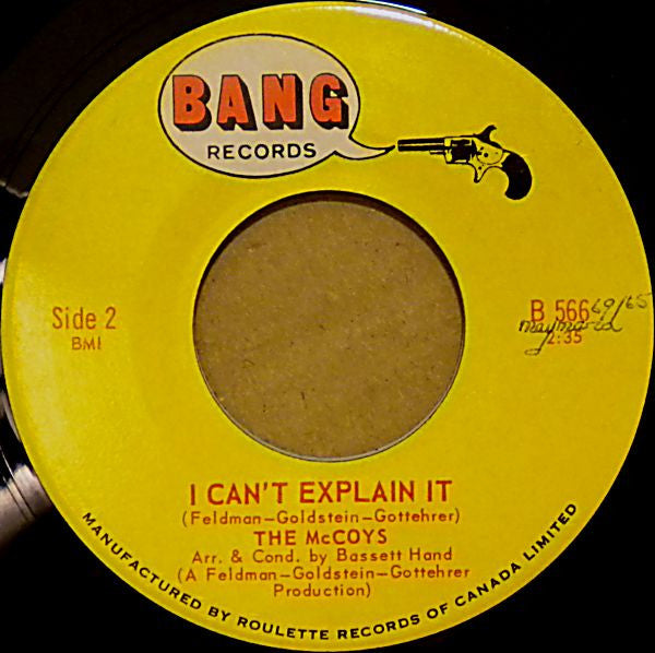 Derek (3) / The McCoys : Back Door Man / I Can't Explain It (7", Single)