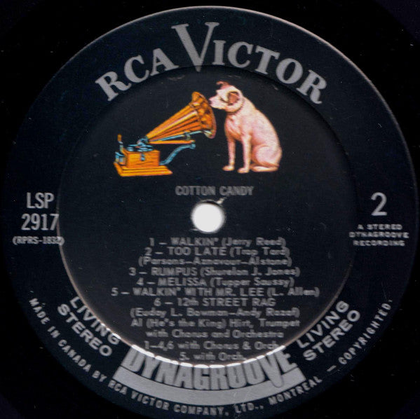 Al Hirt : Cotton Candy (LP, Album, Dyn)