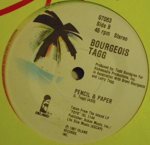 Bourgeois Tagg : I Don't Mind At All (7", Single)