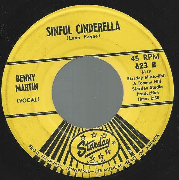 Benny Martin : Rosebuds And You / Sinful Cinderella (7")