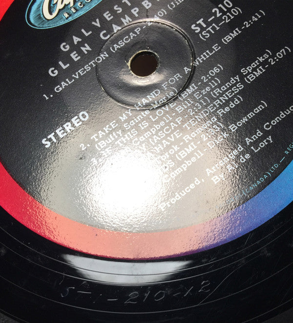 Glen Campbell : Galveston (LP, Album)