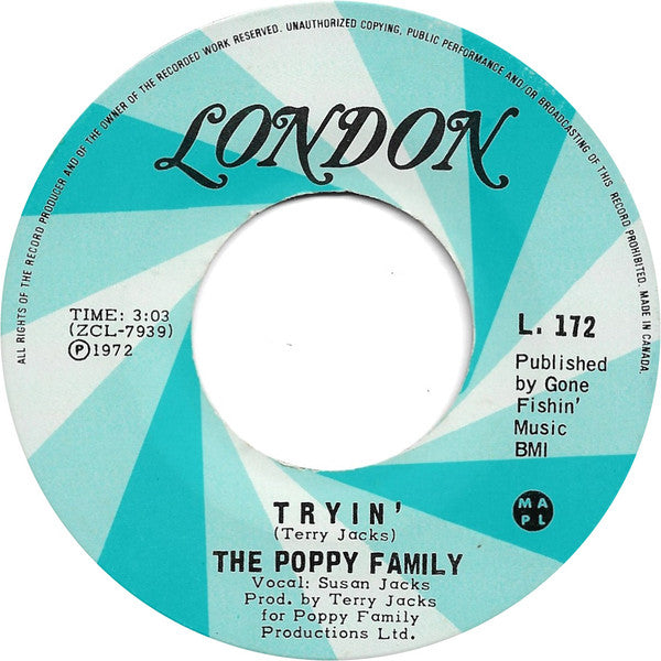 The Poppy Family : Good Friends? (7", Single)