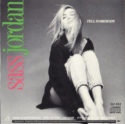Sass Jordan : Tell Somebody (CD, Album)