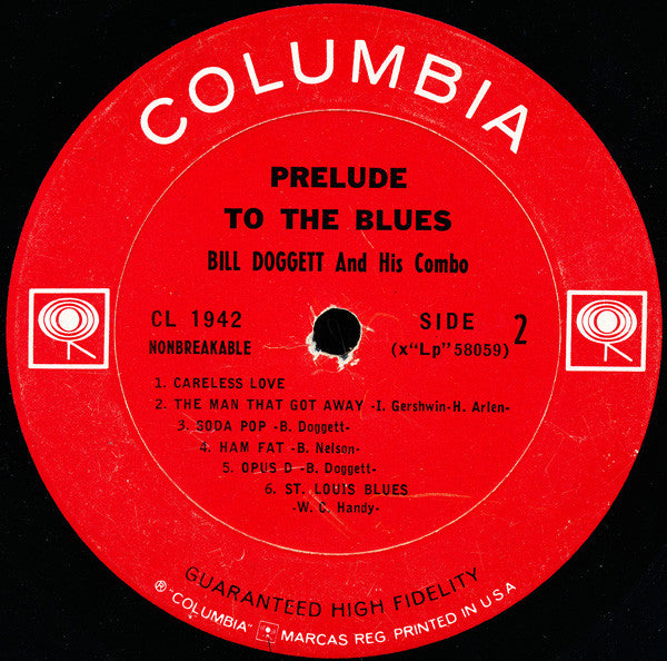 Bill Doggett Combo : Prelude To The Blues (LP, Album, Mono)