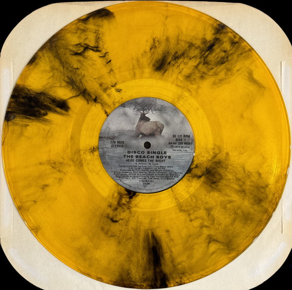The Beach Boys : Here Comes The Night (12", Single, Yel)