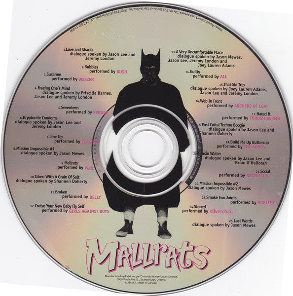 Various : Mallrats (Music From The Motion Picture) (CD, Comp, Club)