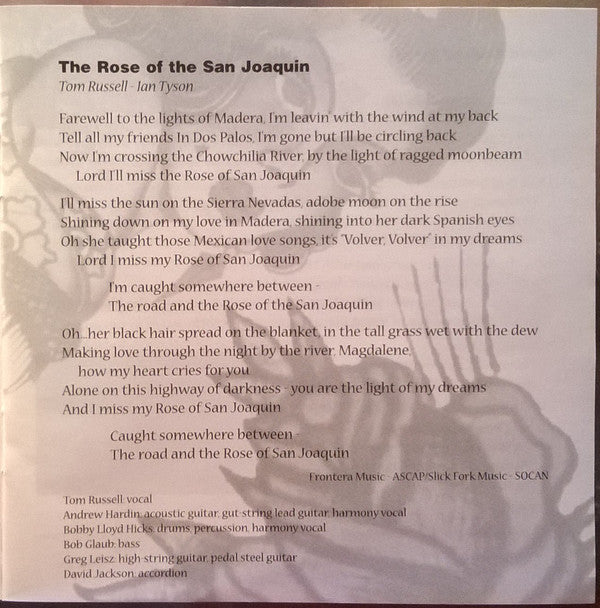 Tom Russell : The Rose Of The San Joaquin (CD, Album)