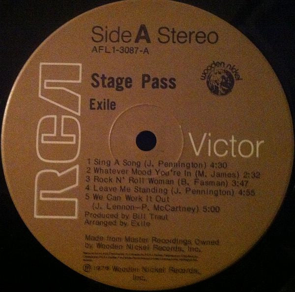Exile (7) : Stage Pass (LP, Album)