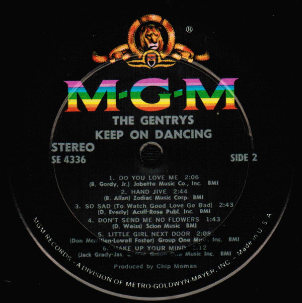 The Gentrys : Keep On Dancing (LP, Album, Wad)