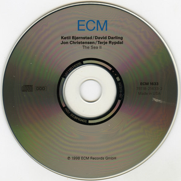 Ketil Bjørnstad / David Darling / Jon Christensen / Terje Rypdal : The Sea II (CD, Album)