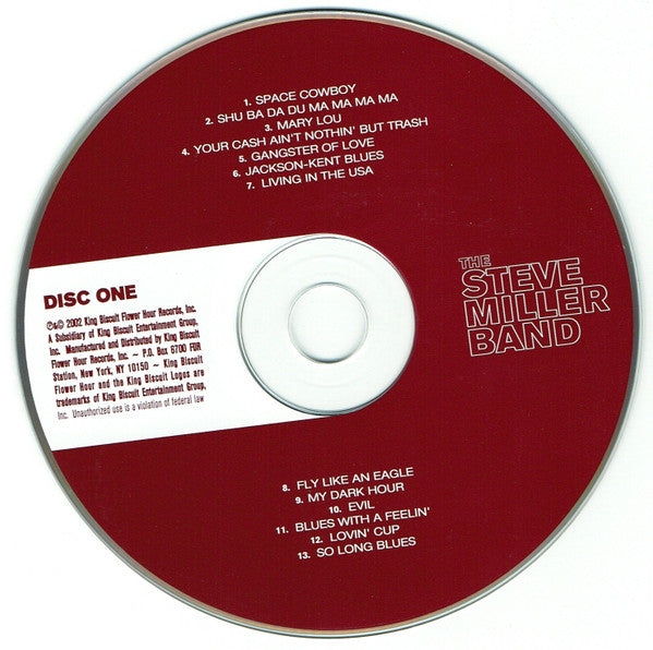 Steve Miller Band : King Biscuit Flower Hour Presents (2xCD, Album)