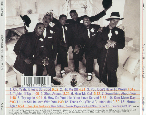 New Edition : Home Again (CD, Album)