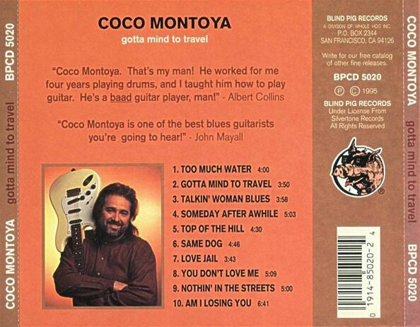 Coco Montoya : Gotta Mind To Travel (CD, Album)