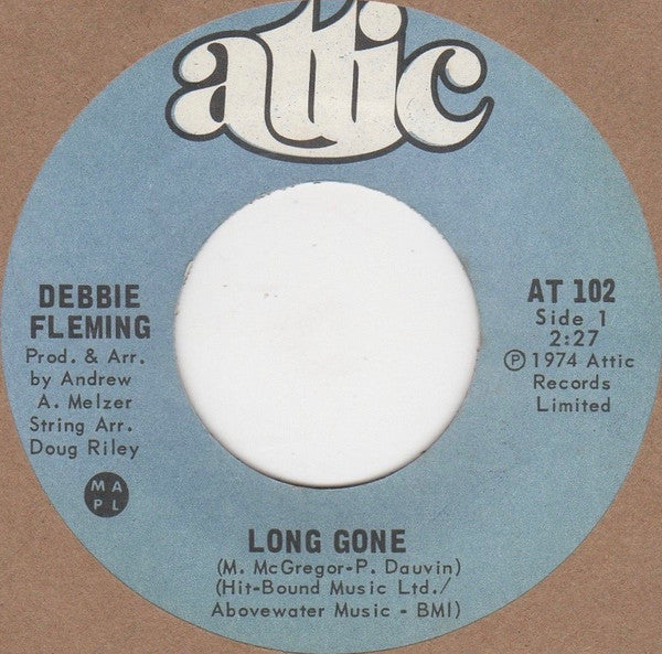 Debbie Fleming : Long Gone (7", Single)