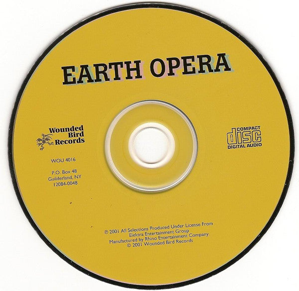 Earth Opera : Earth Opera (CD, Album, RE)