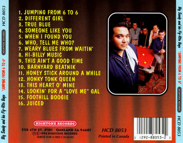 Big Sandy And His Fly-Rite Boys : Jumping From 6 To 6 (CD, Album)