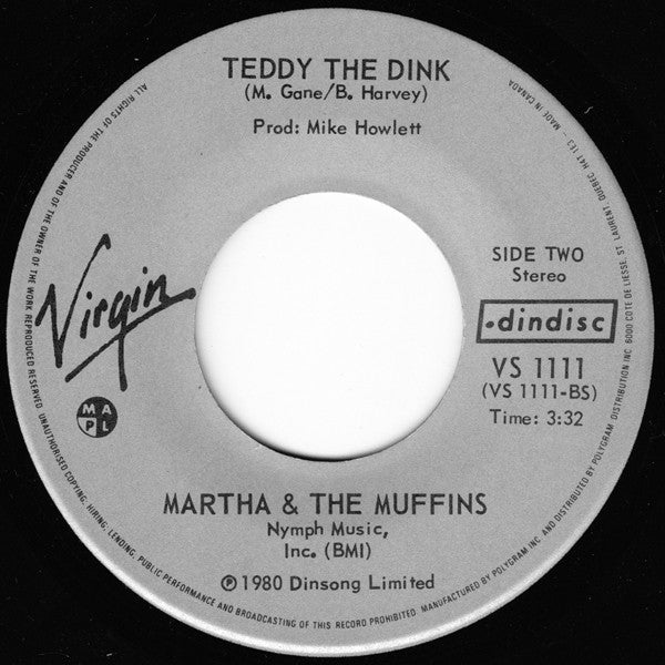 Martha & The Muffins* : Echo Beach (7", Single)