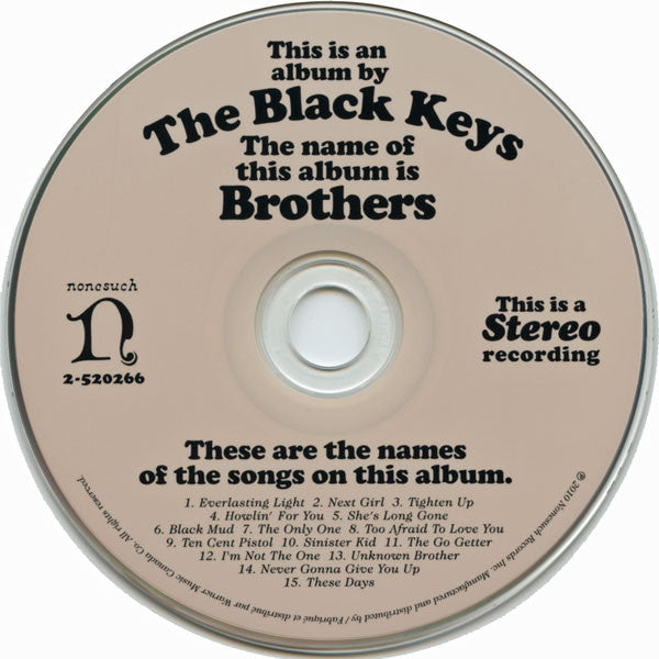 The Black Keys : Brothers (CD, Album, Dig)