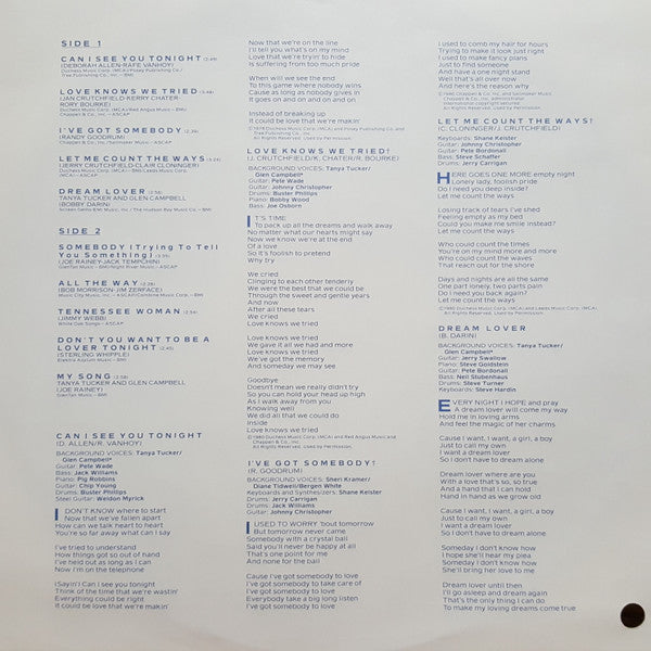 Tanya Tucker : Dreamlovers (LP, Album)