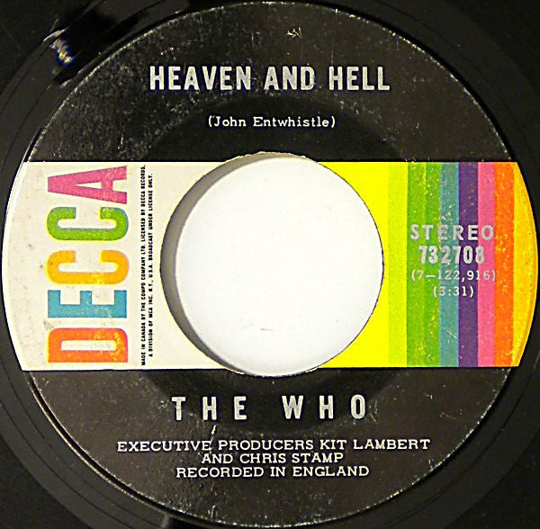 The Who : Summertime Blues (7")
