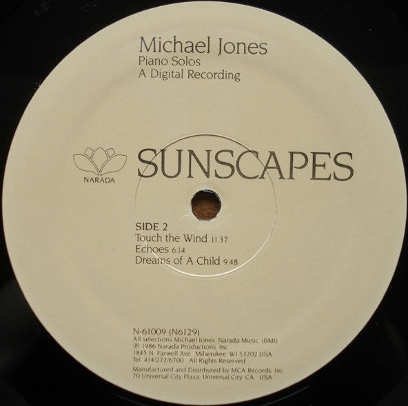 Michael Jones : Sunscapes (LP, Album)