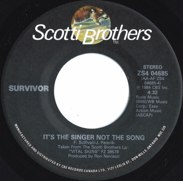 Survivor : High On You (7", Single)