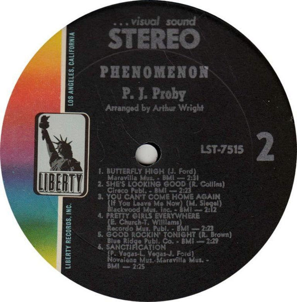 P.J. Proby : Phenomenon (LP, Album)