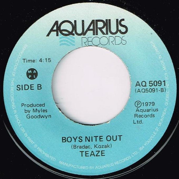 Teaze : Roses And Chrome (7", Single)