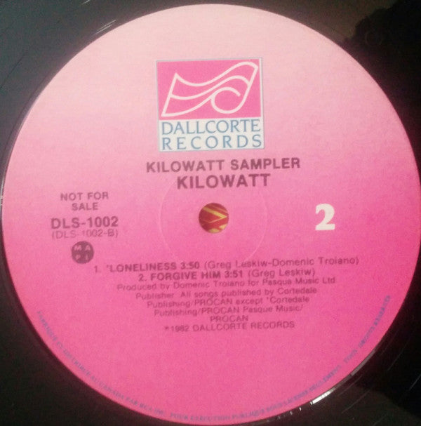 Kilowatt (3) : Kilowatt Sampler (12", EP, Promo, Smplr)