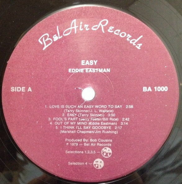 Eddie Eastman : Easy (LP, Album)