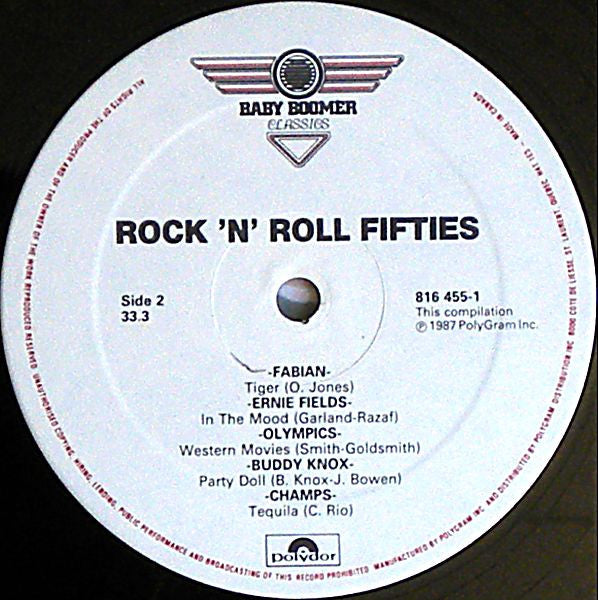 Various : Rock'n'Roll Fifties (LP, Comp)