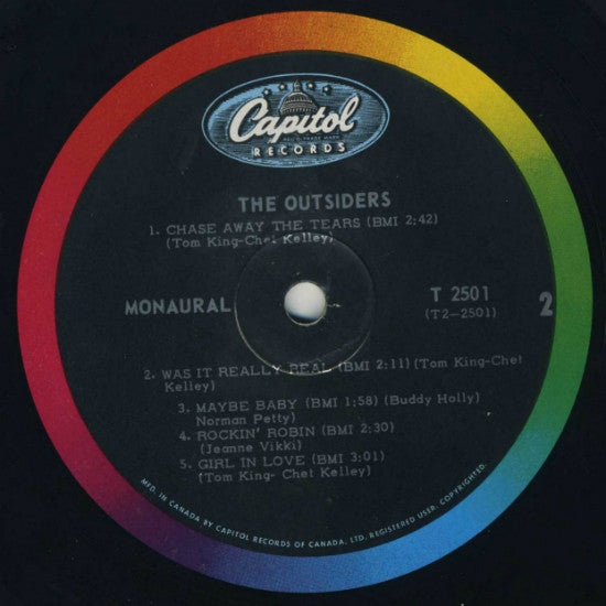 The Outsiders (4) : Time Won't Let Me (LP, Album, Mono)