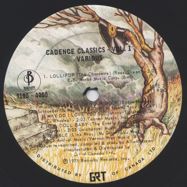 Various : Cadence Classics, Vol. 1 (LP, Comp)