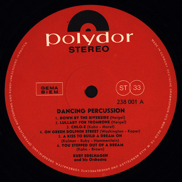 Kurt Edelhagen And His Orchestra* : Dancing Percussion (LP, Album)