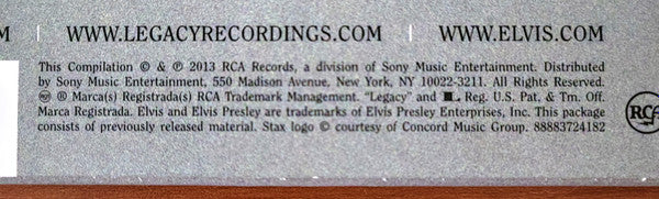 Elvis Presley : Elvis At Stax (3xCD, Comp, Dlx)