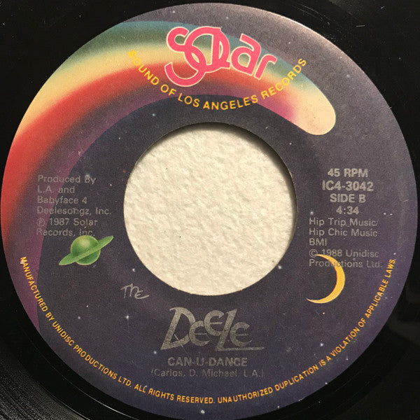 The Deele : Two Occasions (7", Single)