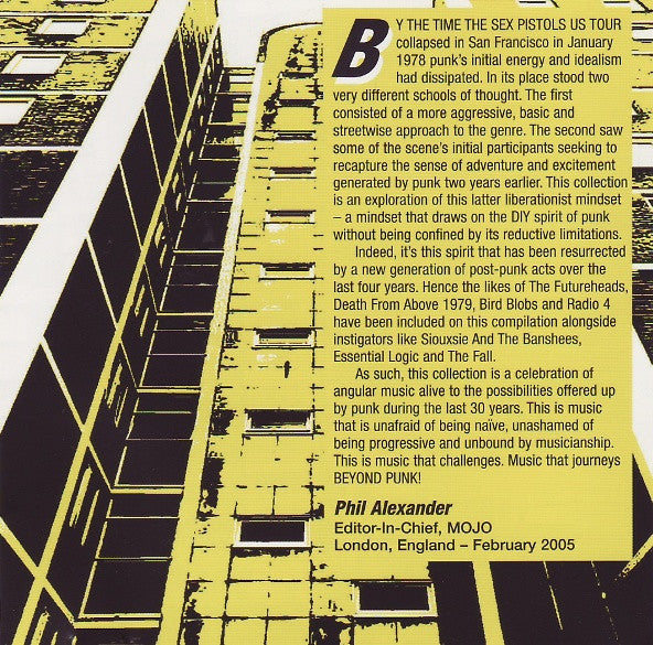 Various : Beyond Punk! (MOJO Presents 15 Tracks Of Post-Punk Noise 1978-2005) (CD, Comp)