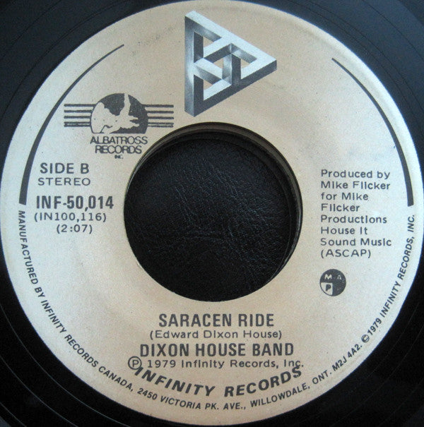Dixon House Band : Runnin' Scared (7", Single)
