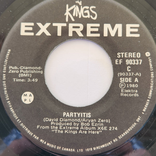 The Kings : Don't Let Me Know / Partyitis (7", Single)