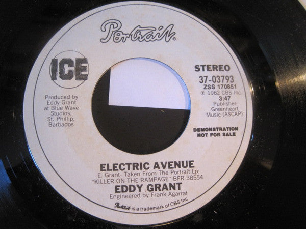 Eddy Grant : Electric Avenue (7", Single, Promo, Styrene, Pit)