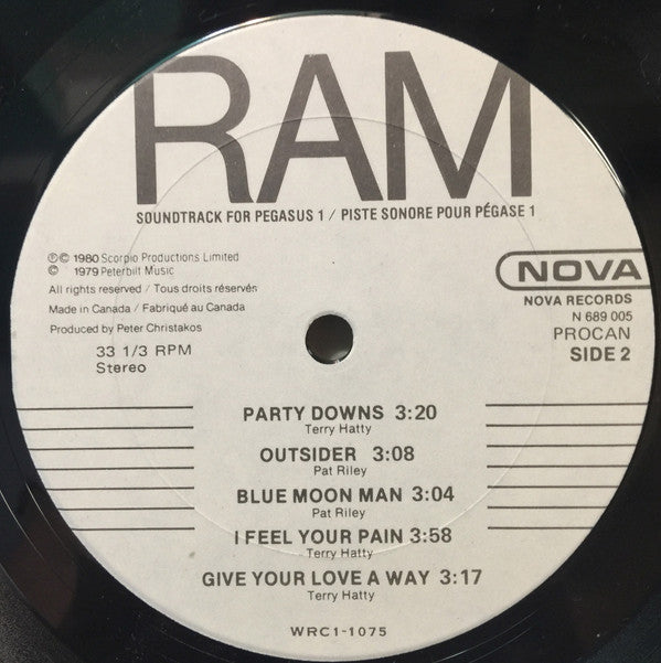 Ram (28) : Soundtrack For Pegasus 1 (LP, Album, Gat)