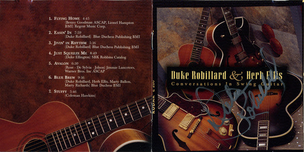 Duke Robillard And Herb Ellis : Conversations In Swing Guitar (CD, Album)