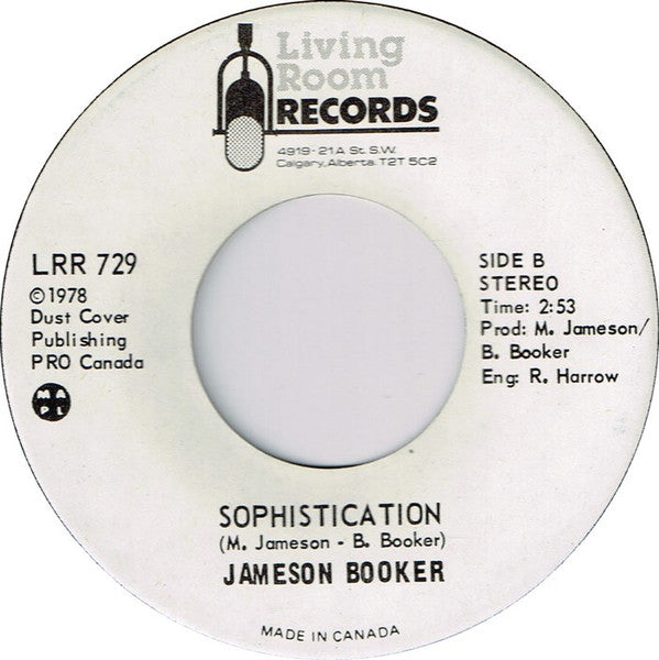 Jameson Booker : Sophistication (7", Single, Mono)