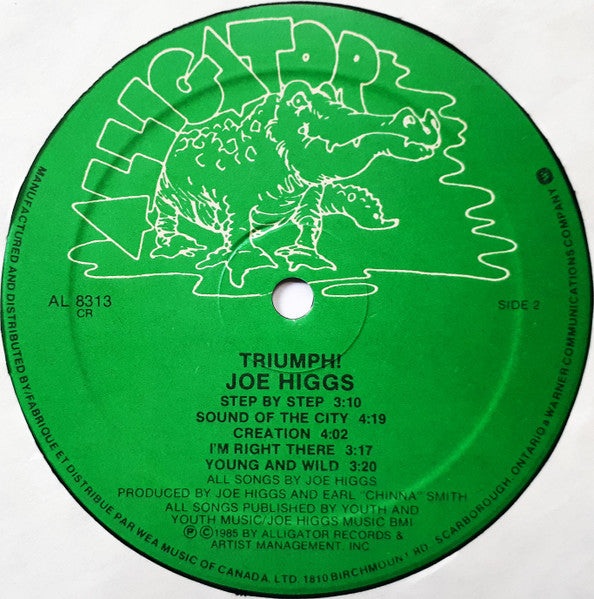 Joe Higgs : Triumph! (LP, Album)