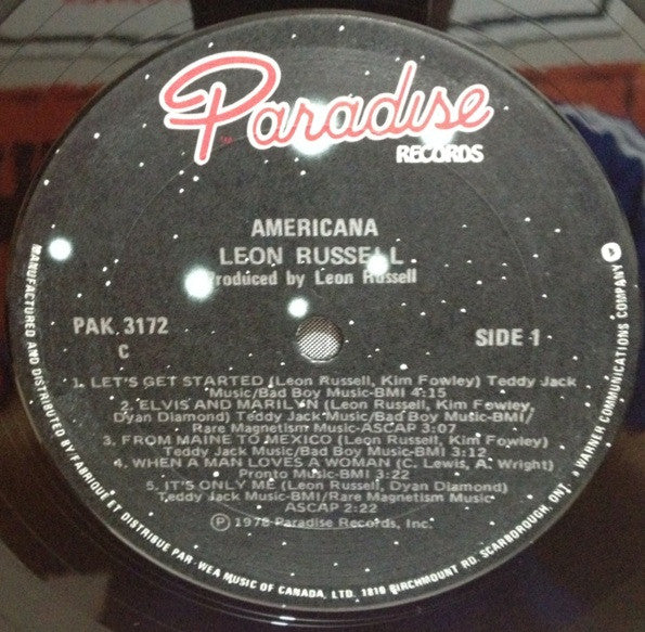 Leon Russell : Americana (LP, Album)