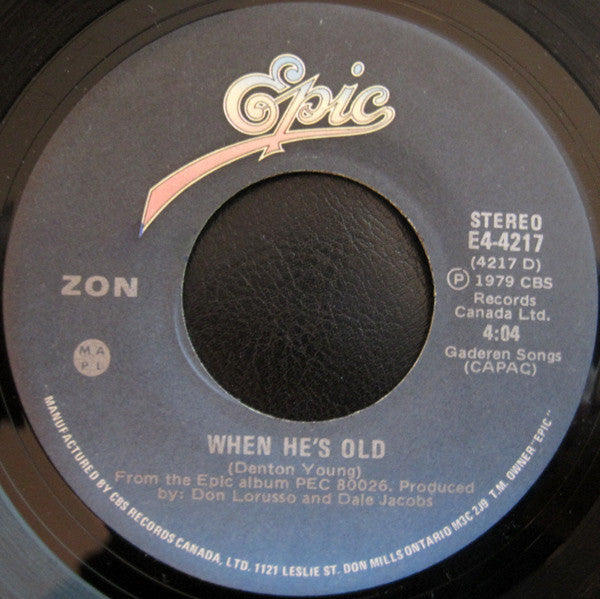 Zon (2) : Back Down To Earth (7")