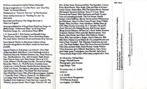 L.A. Guns : L.A. Guns (Cass, Album)