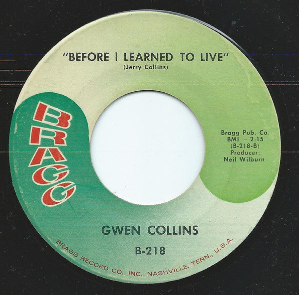 Gwen Collins : Beneath (The Green Green Grass Of Home) (7", Single)